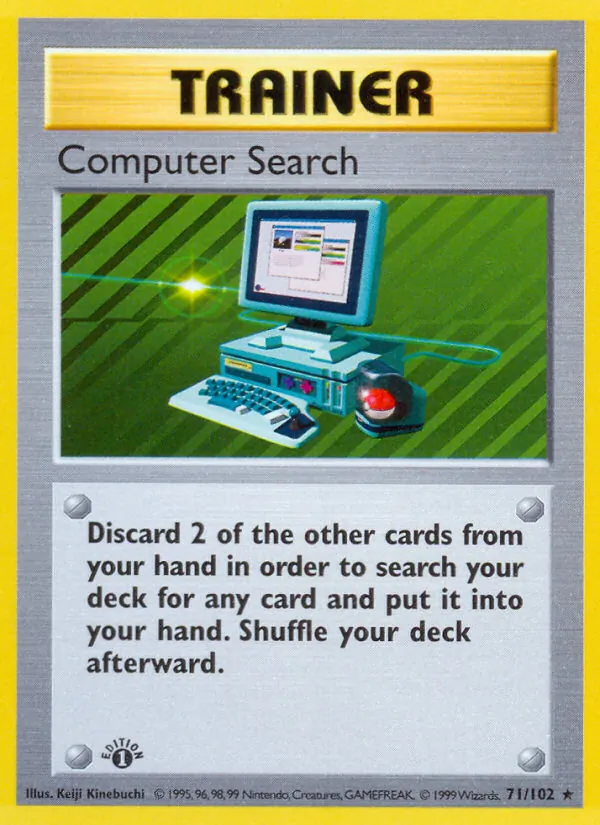 Computer Search #71 – Base Set card