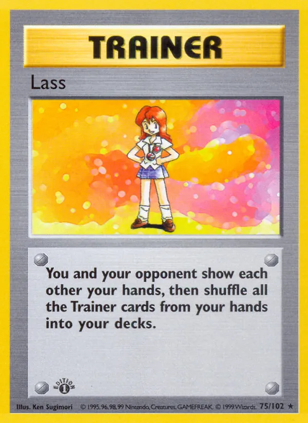 Lass #75 – Base Set card