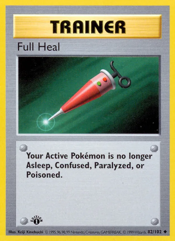 Full Heal #82 – Base Set card
