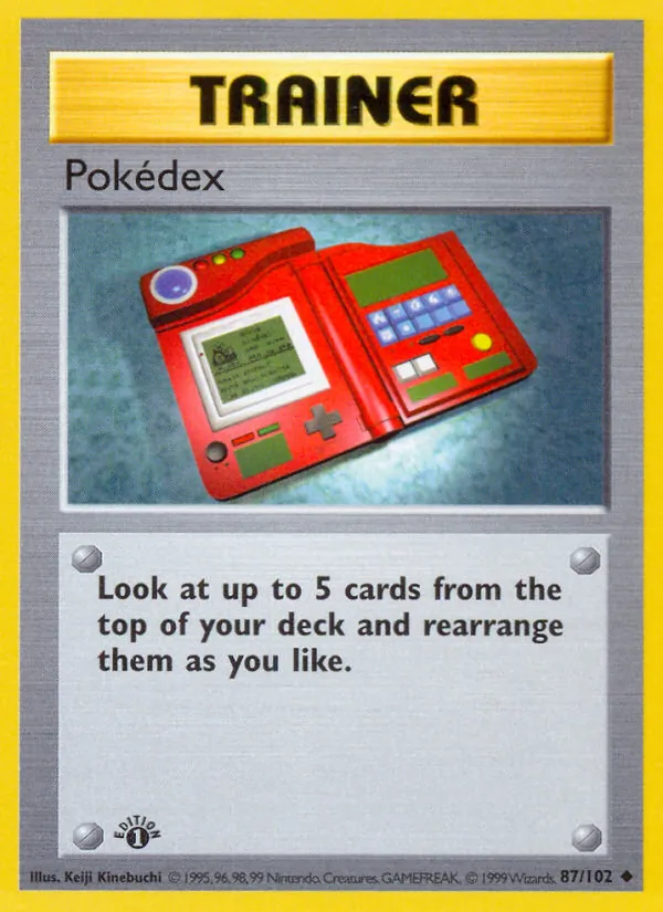 Pokédex #87 – Base Set card