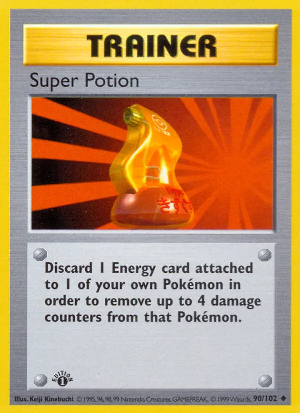 Super Potion #90 – Base Set card