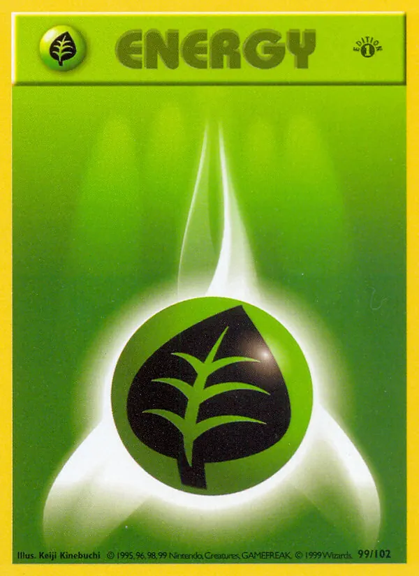 Grass Energy #99 – Base Set card