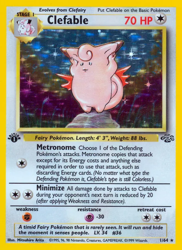 Clefable #1 – Jungle card