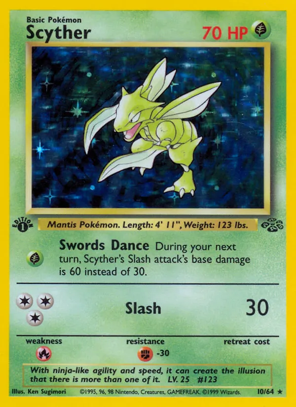 Scyther #10 – Jungle card