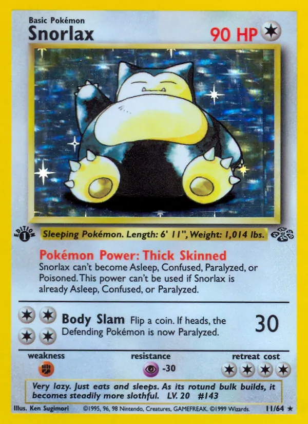 Snorlax #11 – Jungle card