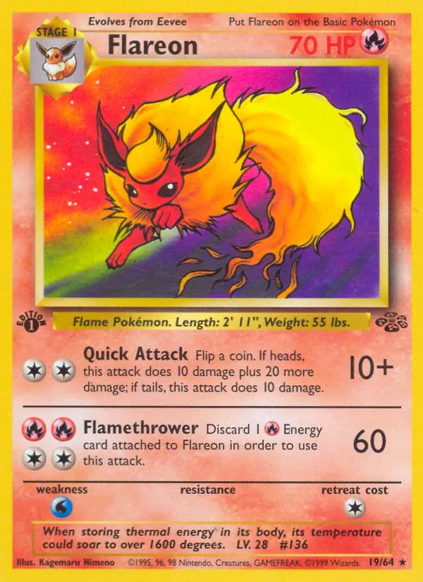 Flareon #19 – Jungle card