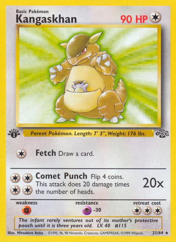 Kangaskhan #21 – Jungle card