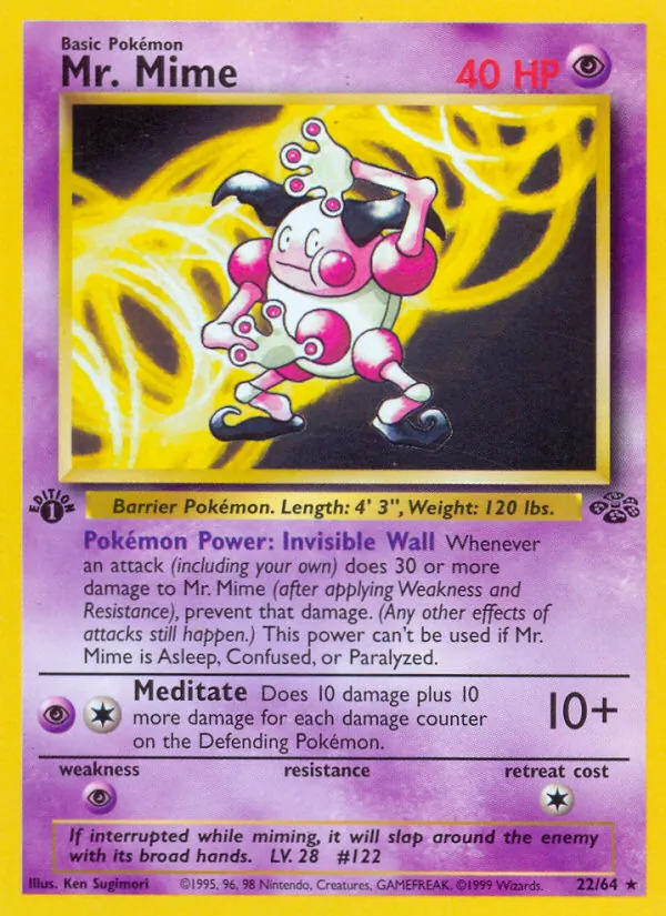 Mr. Mime #22 – Jungle card