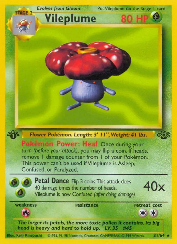 Vileplume #31 – Jungle card