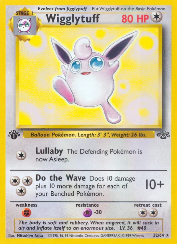 Wigglytuff #32 – Jungle card