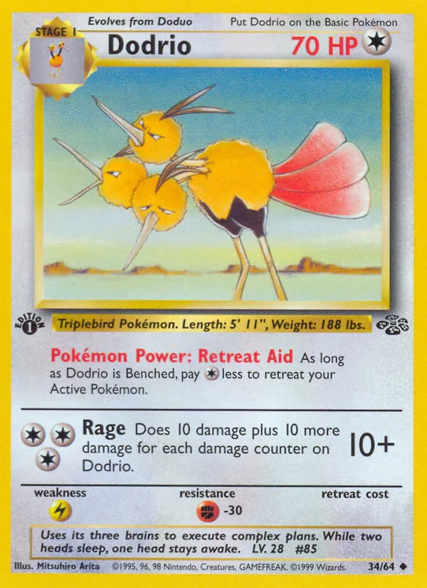 Dodrio #34 – Jungle card