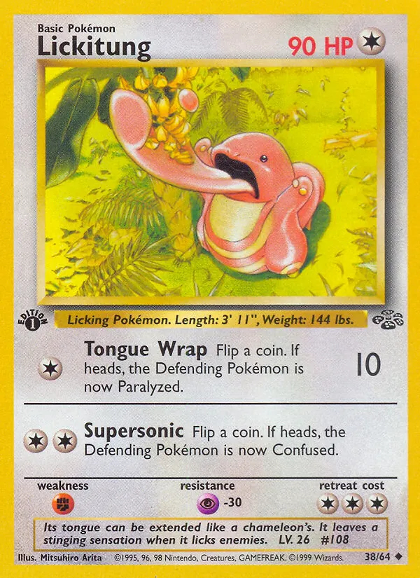Lickitung #38 – Jungle card