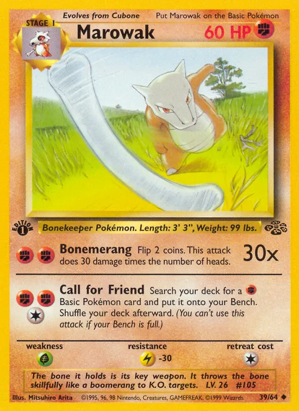 Marowak #39 – Jungle card