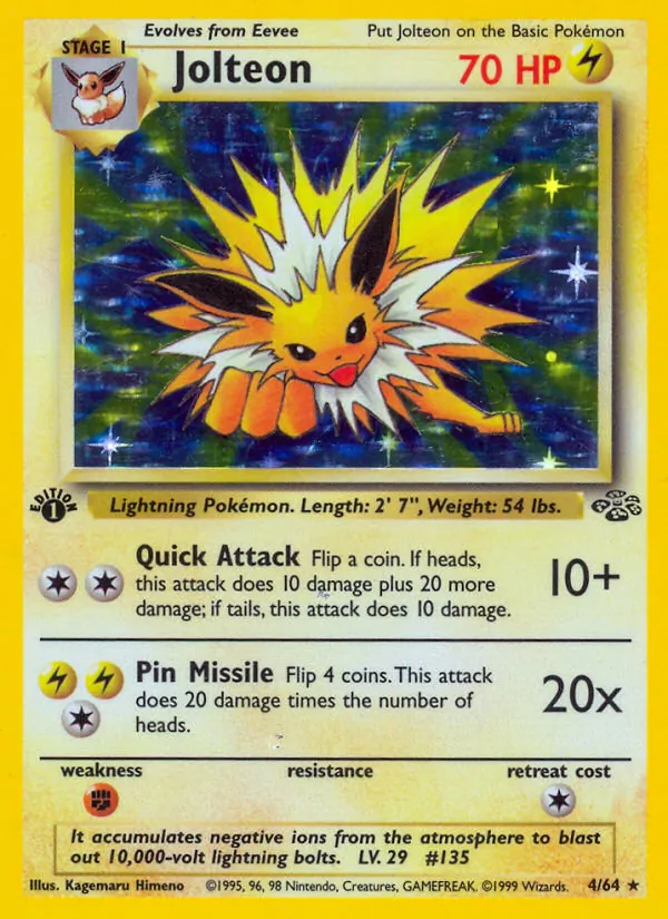 Jolteon #4 – Jungle card