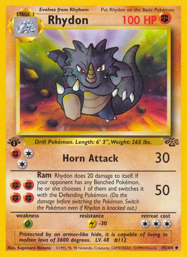 Rhydon #45 – Jungle card