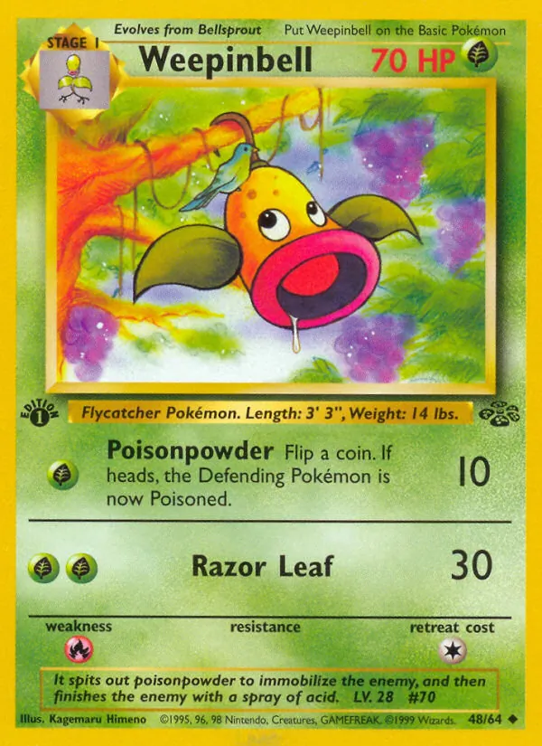 Weepinbell #48 – Jungle card