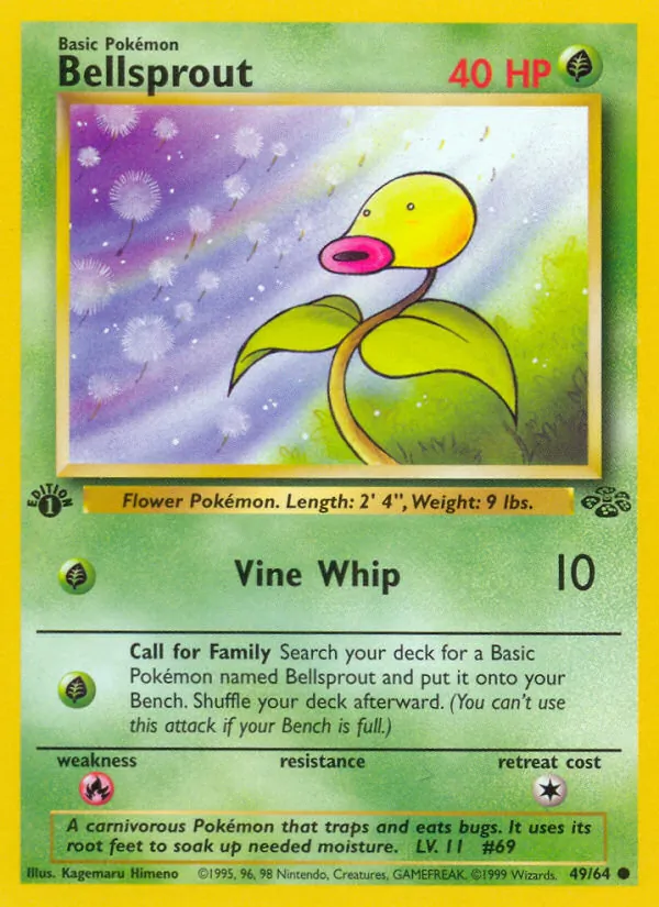Bellsprout #49 – Jungle card