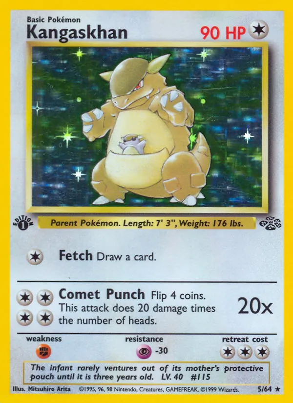 Kangaskhan #5 – Jungle card