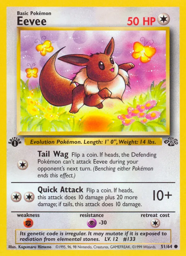 Eevee #51 – Jungle card