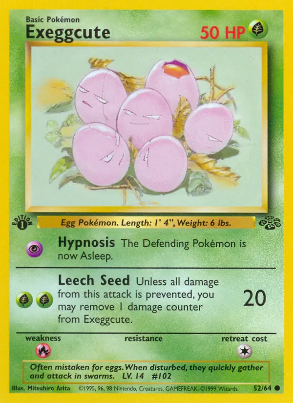 Exeggcute #52 – Jungle card