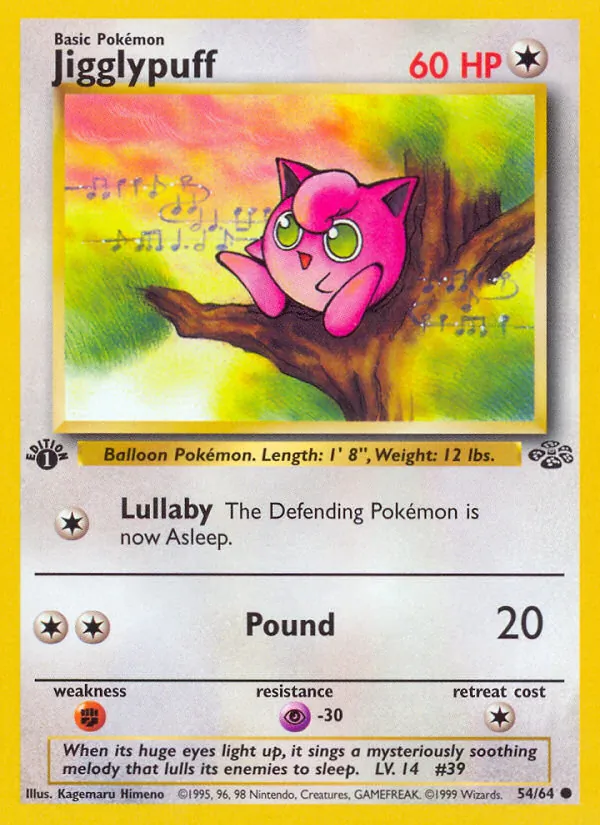 Jigglypuff #54 – Jungle card
