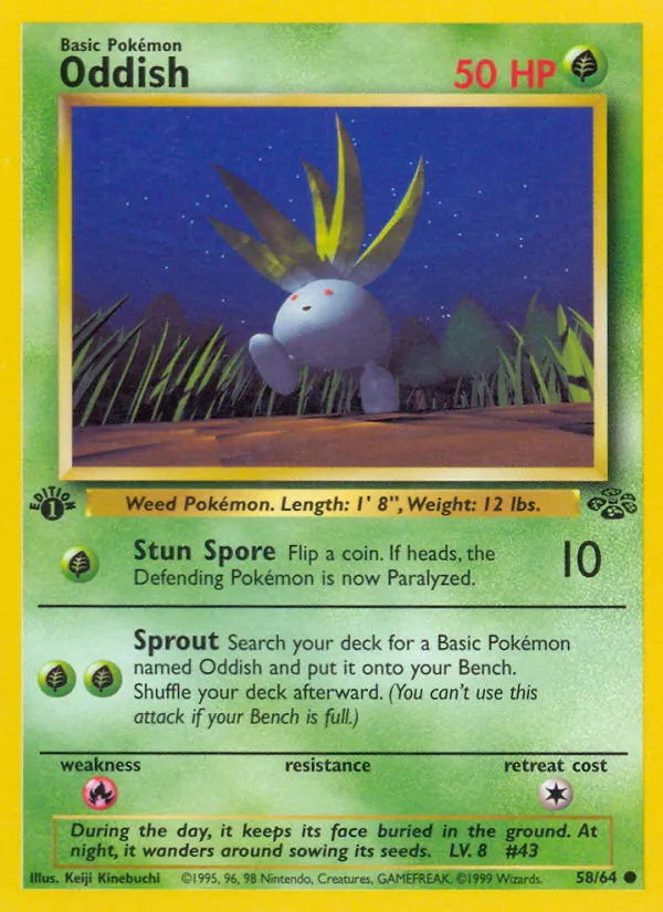 Oddish #58 – Jungle card