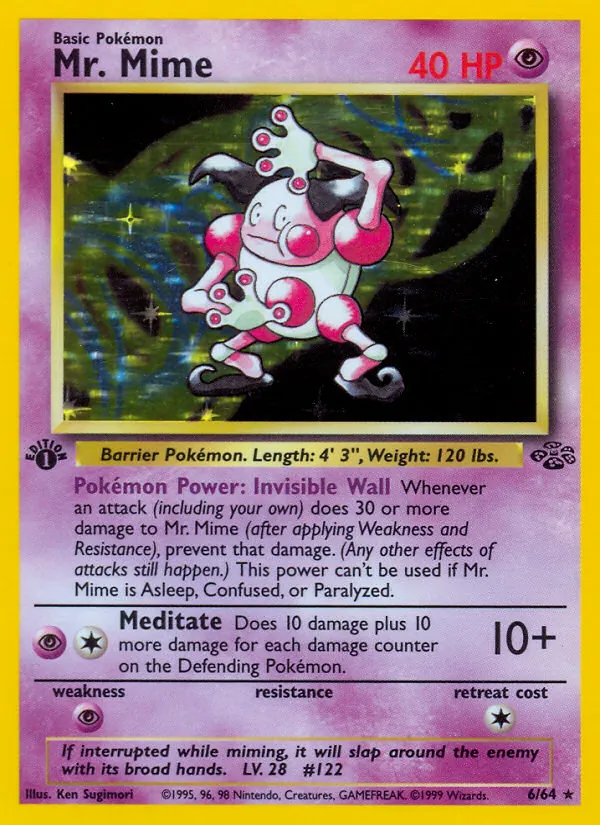 Mr. Mime #6 – Jungle card