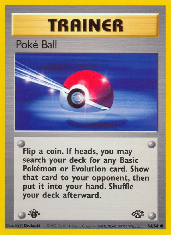 Poké Ball #64 – Jungle card