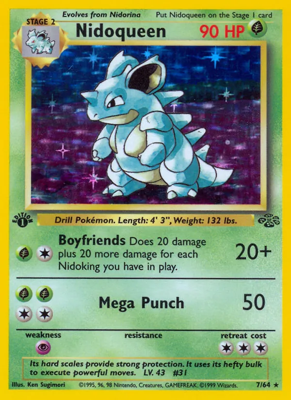 Nidoqueen #7 – Jungle card