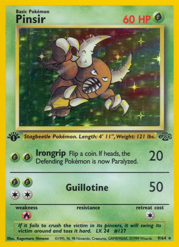 Pinsir #9 – Jungle card
