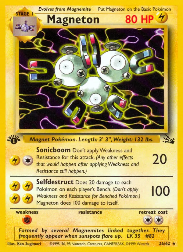 Magneton #26 – Fossil card