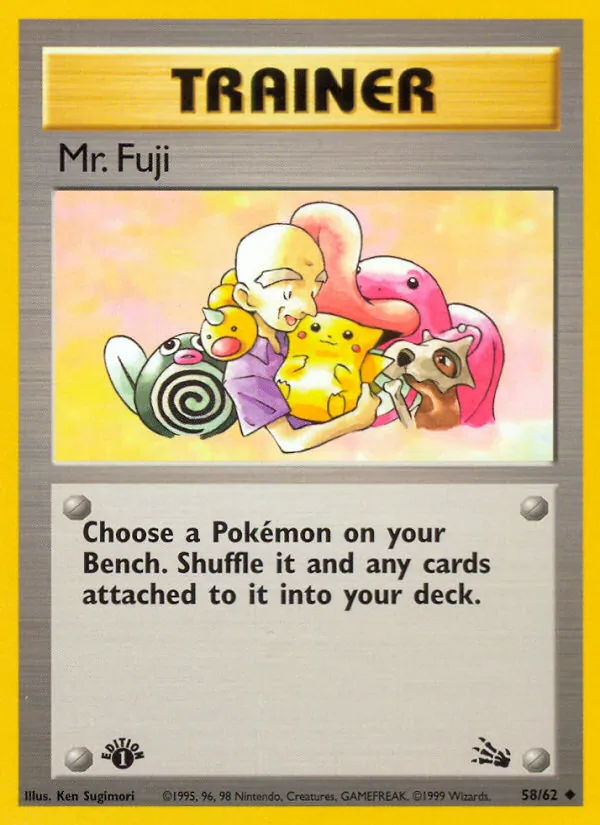 Mr. Fuji #58 – Fossil card