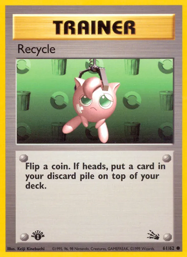 Recycle #61 – Fossil card
