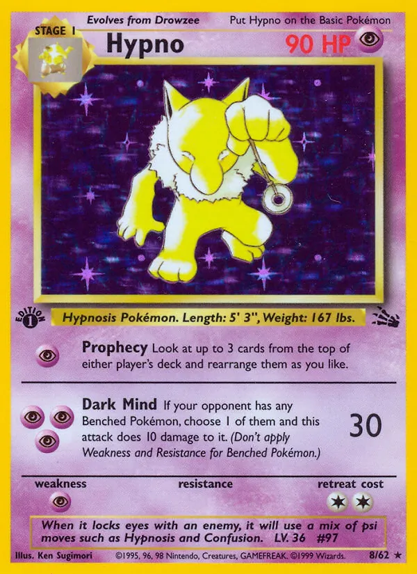 Hypno #8 – Fossil card