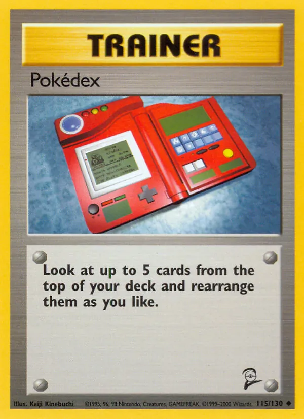 Pokédex #115 – Base Set 2 card