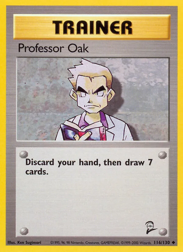 Professor Oak #116 – Base Set 2 card