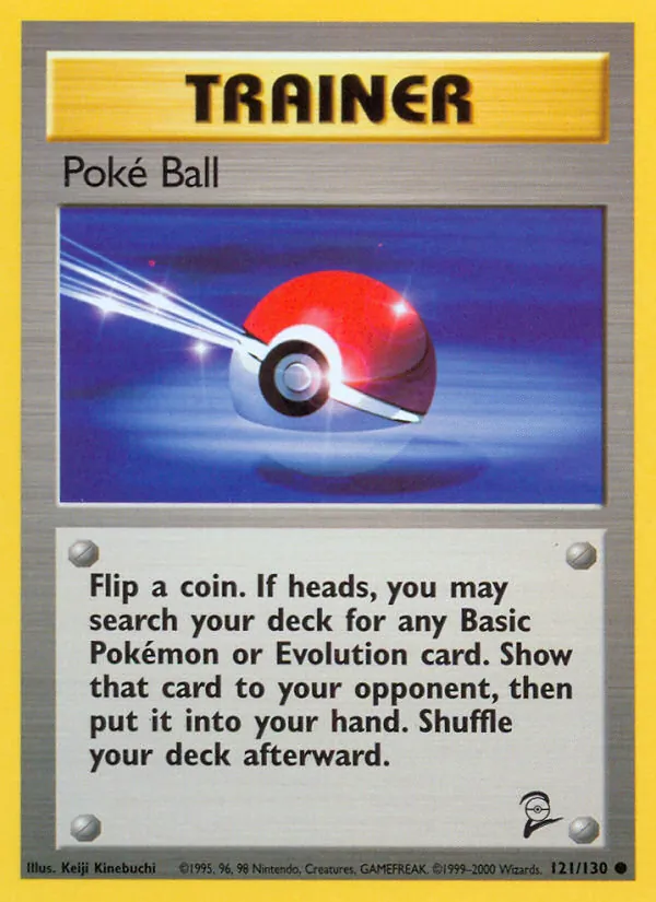 Poké Ball #121 – Base Set 2 card