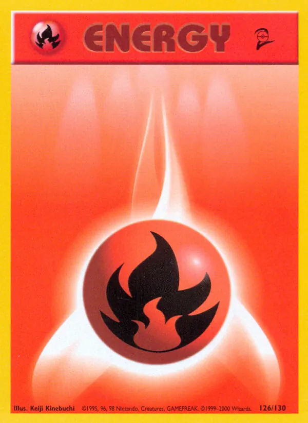 Fire Energy #126 – Base Set 2 card