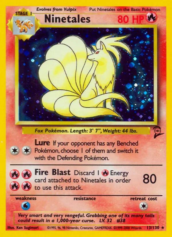Ninetales #13 – Base Set 2 card