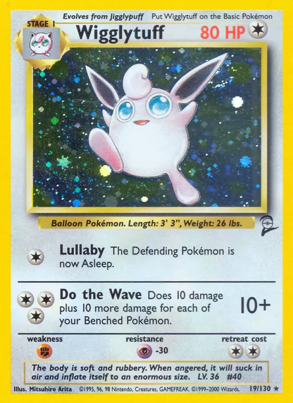 Wigglytuff #19 – Base Set 2 card