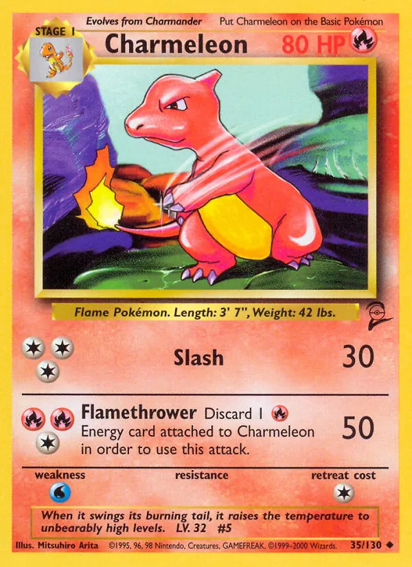 Charmeleon #35 – Base Set 2 card