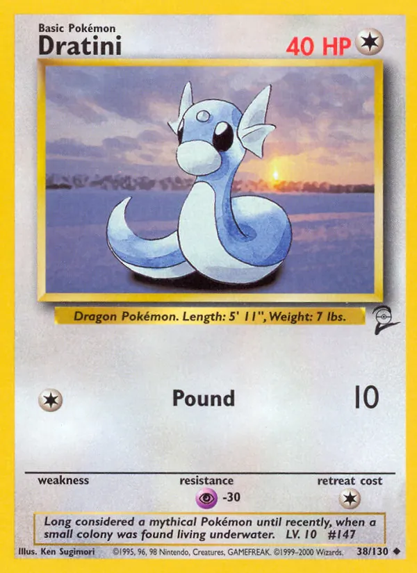 Dratini #38 – Base Set 2 card