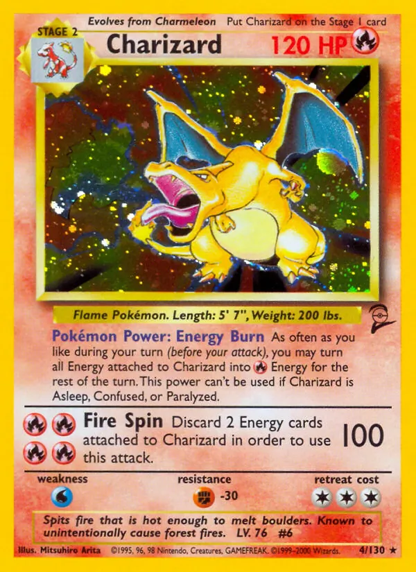 Charizard #4 – Base Set 2 card