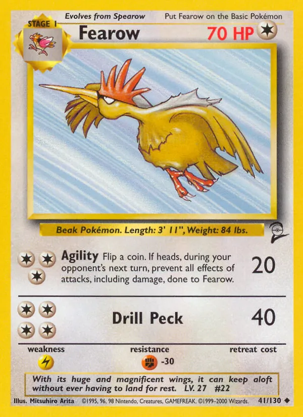 Fearow #41 – Base Set 2 card