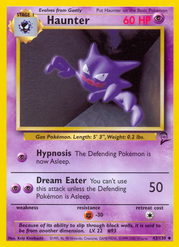 Haunter #43 – Base Set 2 card