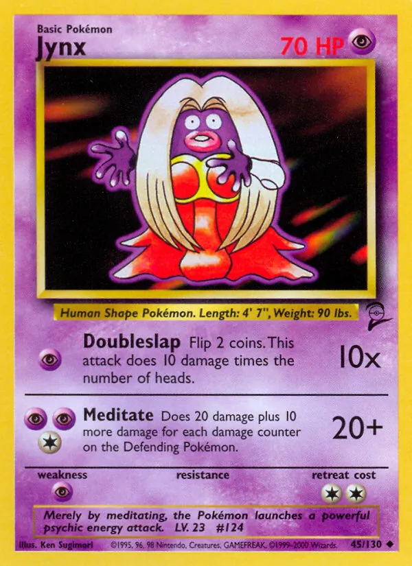 Jynx #45 – Base Set 2 card