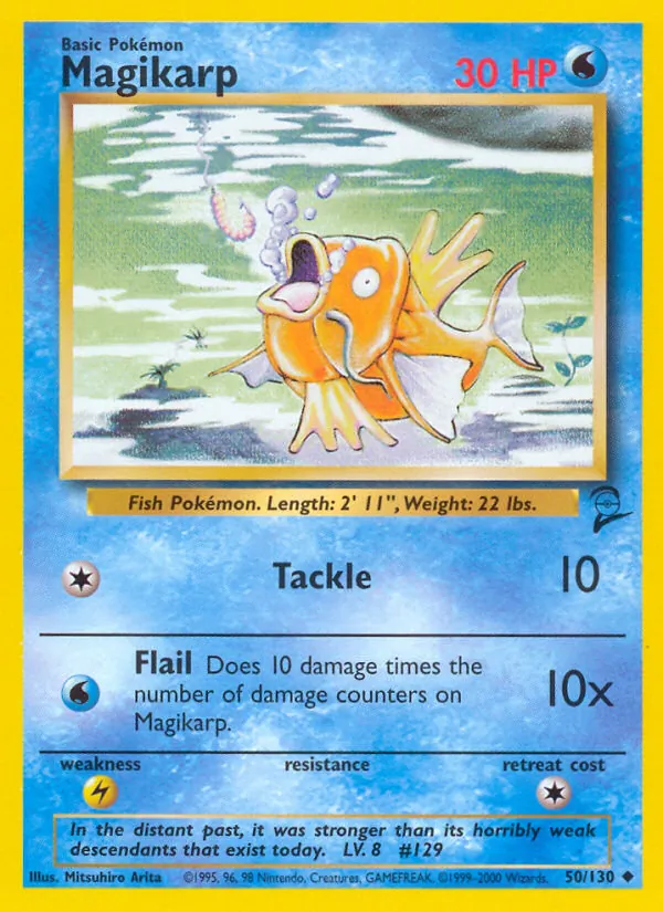 Magikarp #50 – Base Set 2 card