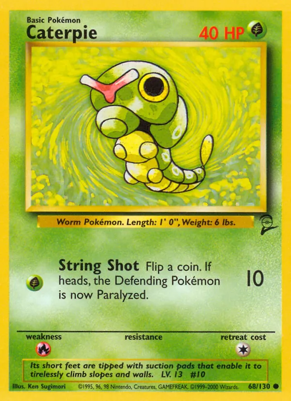 Caterpie #68 – Base Set 2 card