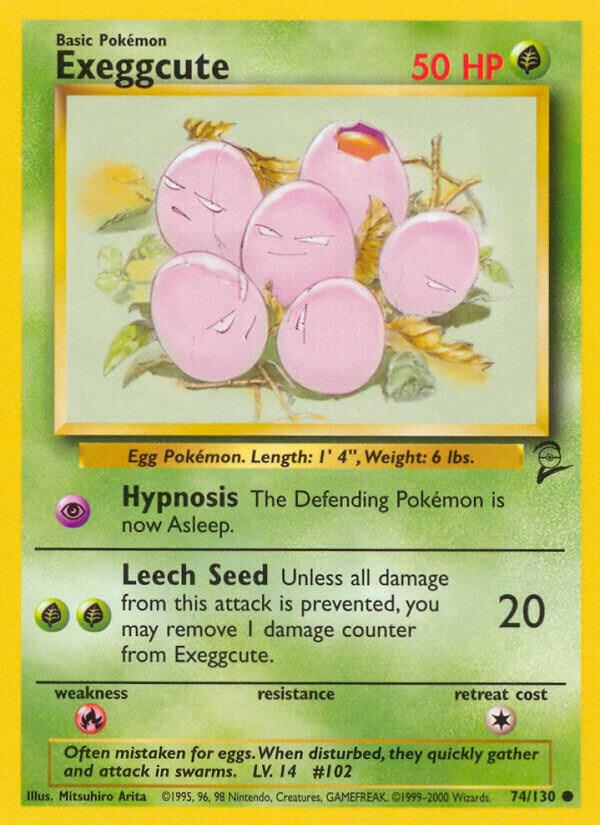 Exeggcute #74 – Base Set 2 card