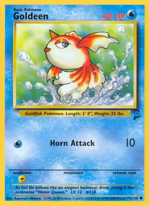 Goldeen #76 – Base Set 2 card